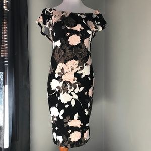 AX Paris Off The Shoulder Floral Frill Dress